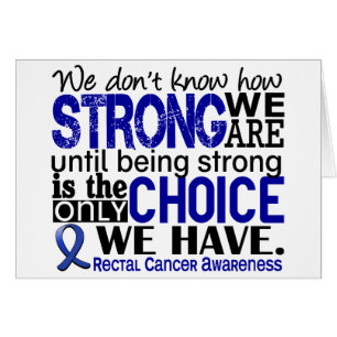 Cancer du rectum comme nous forts sommes