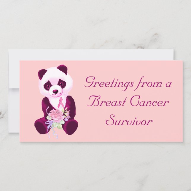 Cancer du sein Panda Ours (Devant)