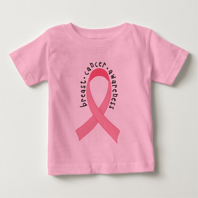 Cancer du sein Pink Ribbon Baby T-shirt (Devant)