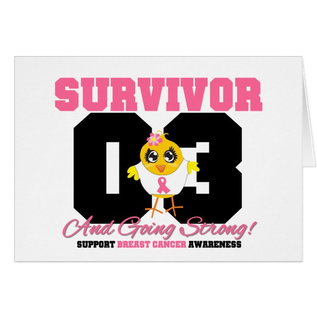 Cancer du sein poussin survivant 03 ans (Devant horizontal)
