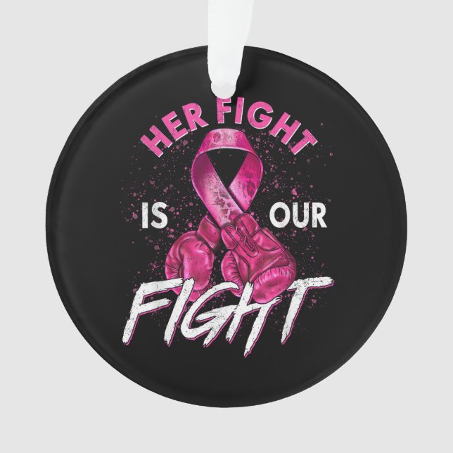 Cancer du sein Son combat est notre combat Cancer  (devant)
