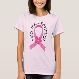 Cancer du sein T-shirt de colorant de cravate de