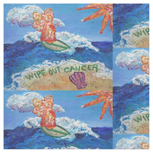 Cancer Guardian Angel Art tissu (Fermer)