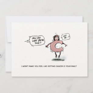Cancer Honte Funny Cancer Carte postale