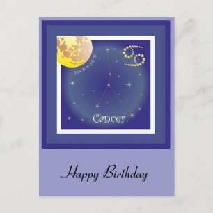 Cancer June 22 to July 22 Carte postale