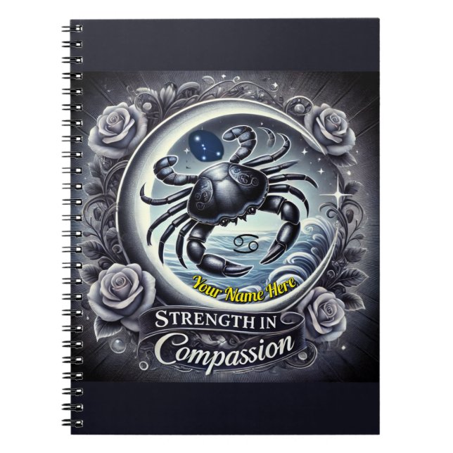 Cancer "La force dans la compassion" Carnet spirit (Devant)