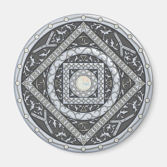 Cancer Mandala Magnet (Devant)