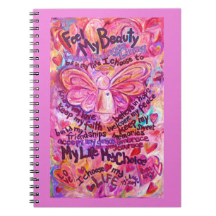 Cancer Poem rose Angel Art Carnet Journal