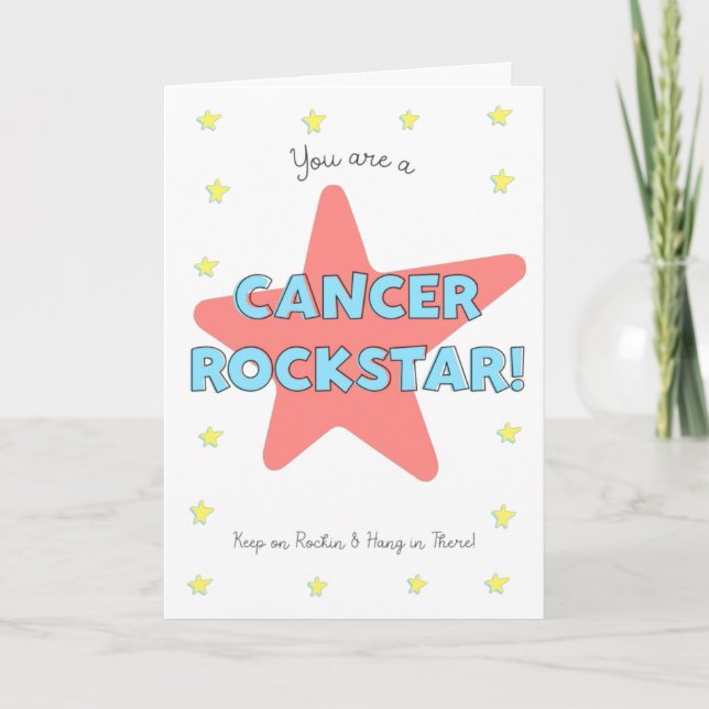 Cancer Rock Star Hang dans là Obtenez la carte de  (Devant)