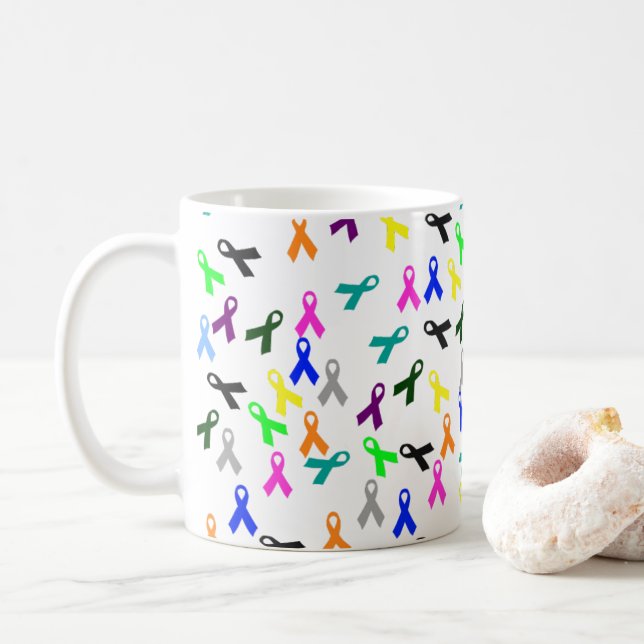 Cancer Ruban Mug (Avec donut)