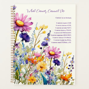 Cancer Support Inspire Fleur sauvage Purple Planne