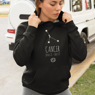 Cancer   Sweat - shirt à capuche de constellation