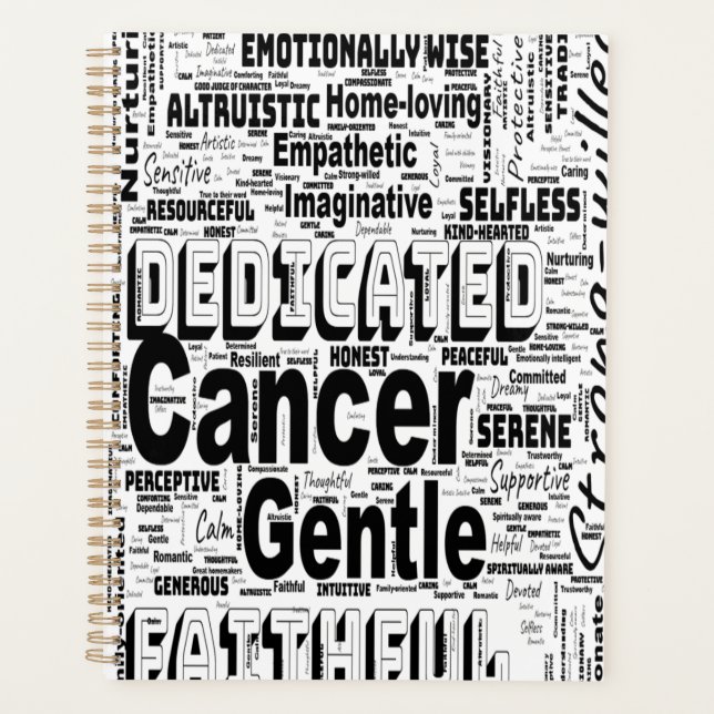 Cancer Zodiac Mot Cloud Inspiration (Devant)