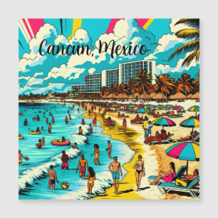 Cancun, Mexique avec une Vibe pop art