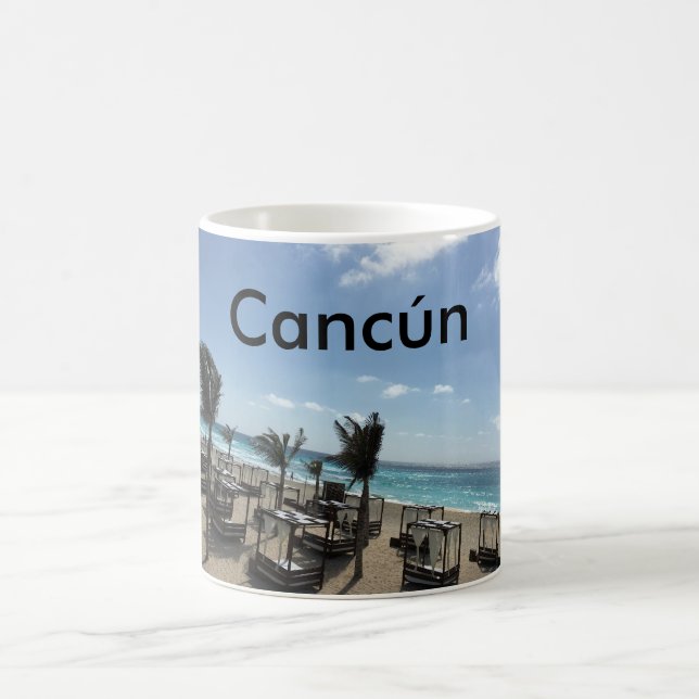Cancún (Mexique) - Blanc 11 oz Classique  Mug Bla (Centre)