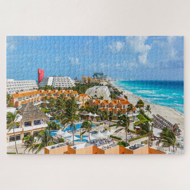 Cancun Mexique. Puzzle (Horizontal)