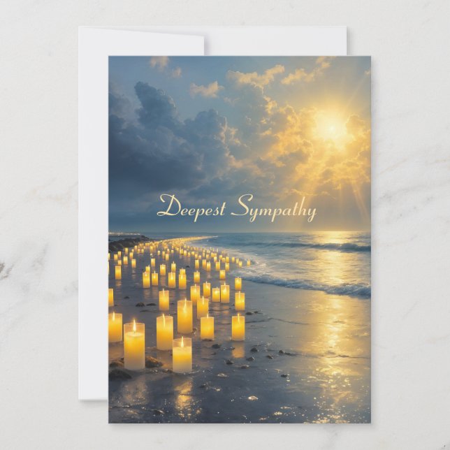 Candlelights on the coast in the dark, sympathy  (Devant)