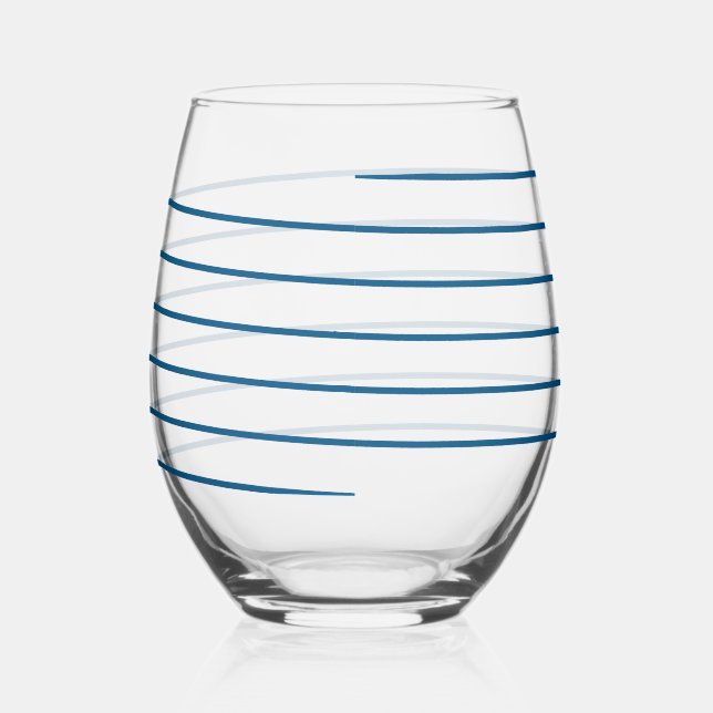 Candy Can Dark Blue Vin Verres rayés (Droite)