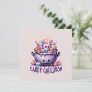 Candy Cauldron - Pastel Purple Halloween Traitemen