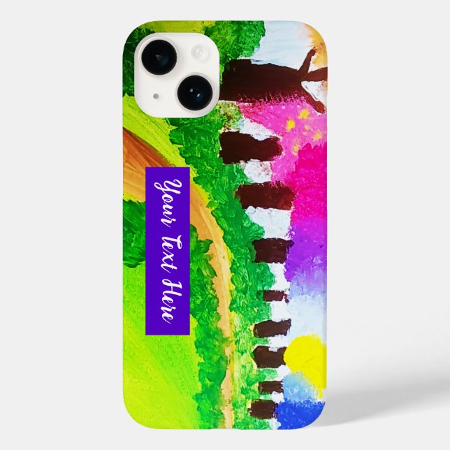 Candy Color Trees - coque iphone (Verso)