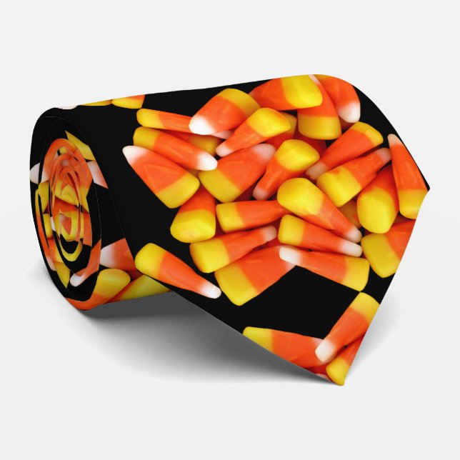 Candy Corn Halloween cravate - CRAVATE DUR (Roulé)