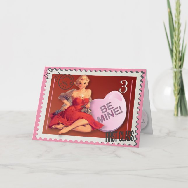 Candy Heart BeMine ! Carte de Saint-Valentin KItsc (Devant)