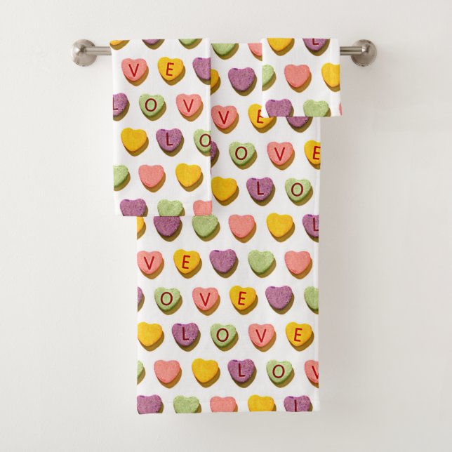 Candy Hearts Amour Motif (En situation)