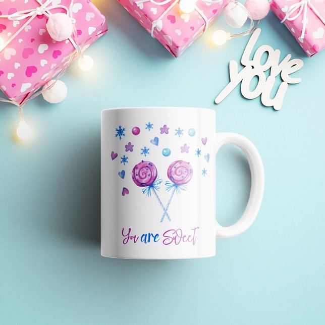Candy lollipop sucré Café Mug (Créateur téléchargé)