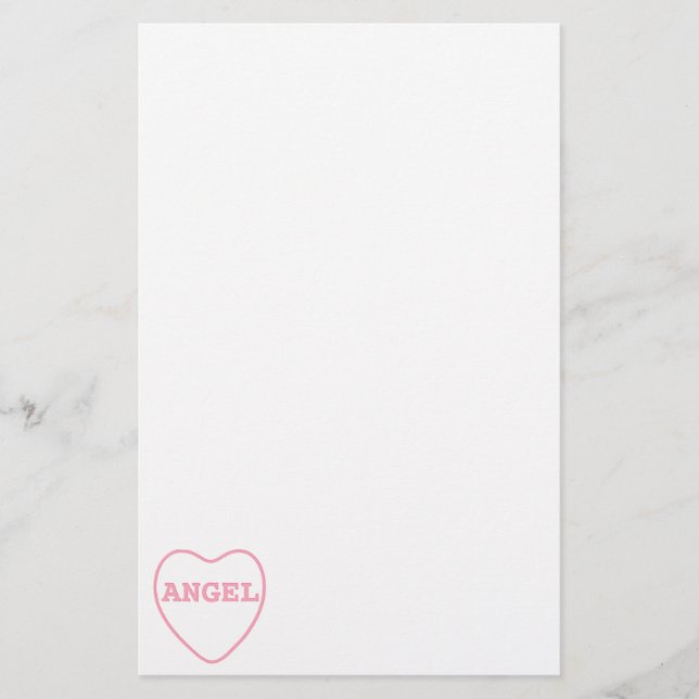 Candy rose Angel Coeur Valentine Design (Devant)
