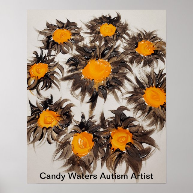 Candy Waters Autisme Poster de l'artiste (Devant)