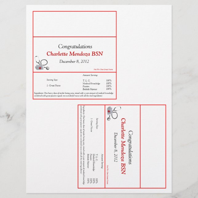 Candy Wrapper- Infirmière (Devant)