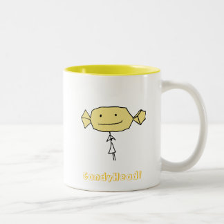 CandyHead i aiment le jaune de tasse d'u