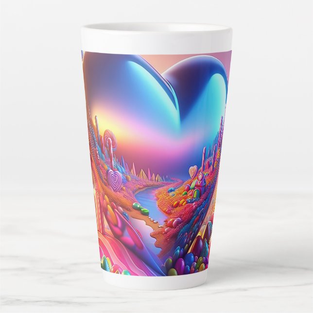 Candyland Pinball Coeur Mug (Devant)