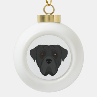 Cane Corso, décoration de Noël pour mastiff italie