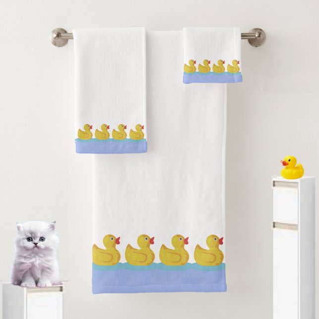 Canetons mignons sur fond blanc (Créateur téléchargé)