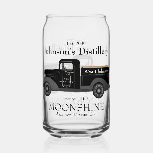 Canette Accueil Bar Fun Moonshine Bière Can Verre Drinkwar