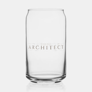 Canette ARCHITECTE 16 oz Verre à boire / Sepia