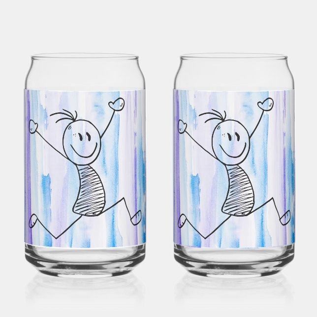 Canette Bâton Excité Homme Can Verre (Recto)
