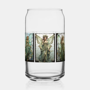 Canette Belles fées ailes victoriennes en verre tendu