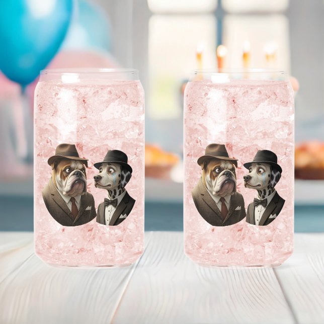 Canette Benjamin et boutons concept de verre pour chiens é (Insitu (Baby Shower))