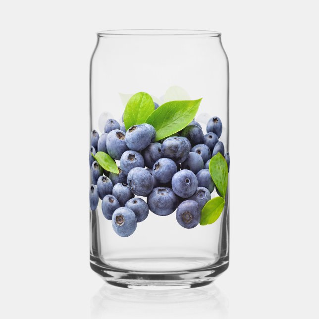 Canette BLUEBERRIES verre tumbler | m3galleryStudio (Recto)