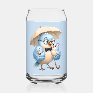 Canette Cadeau de famille Verre à boire Daddy Bird