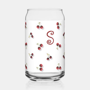 Canette Cerises Boire du verre
