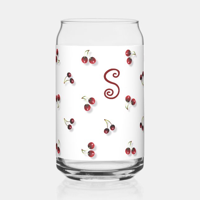 Canette Cerises Boire du verre (Gauche)