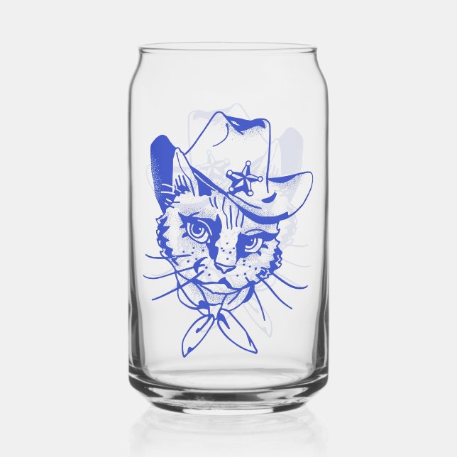 Canette Chat Peut Verre (Recto)