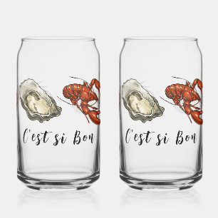 Canette Coffres en verre de fruits de mer