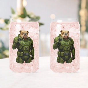 Canette Concept de produit Google bulldog verre ciel