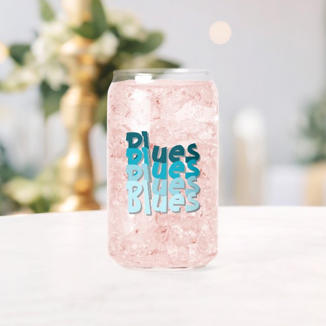 Canette Ensemble de verre à boire Blues (Insitu (Mariage))