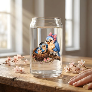 Canette Ensemble de verre à boire Graduation Bird