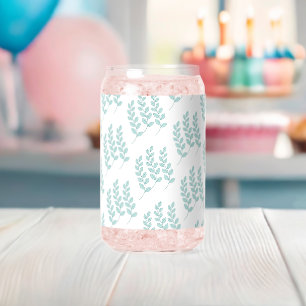 Canette Ensemble de verre Cute Green Leaves 